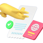 Bank Statement For Visa 3d Icon